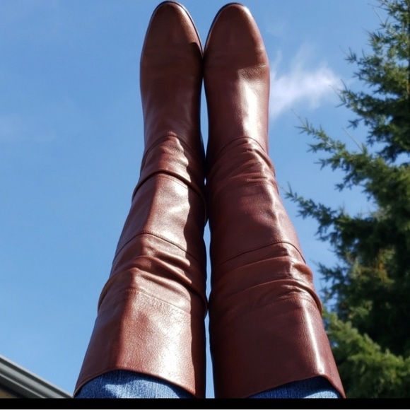 Vintage Gucci Leather Riding Pull On Boots - Picture 4 of 16